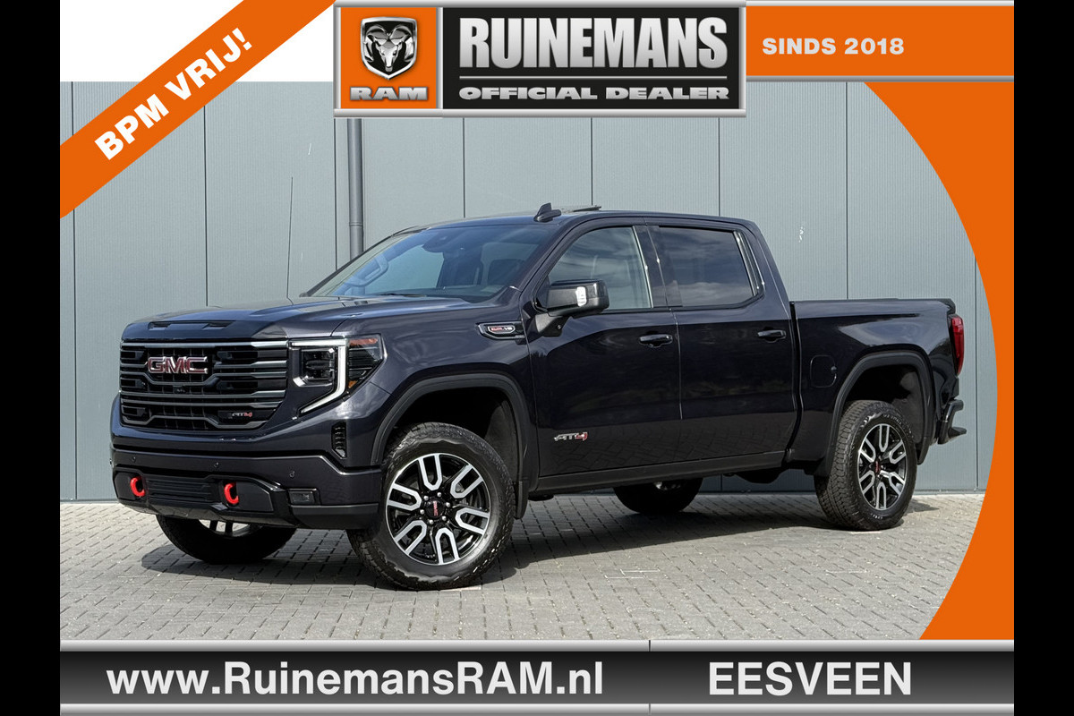 GMC SIERRA AT4 6.2L V8 420 PK / BPM VRIJ!! / VIRTUAL COCKPIT / HEAD UP / 360 CAMERA / BOSE / LEDER / TREKHAAK / 3500 KG AHG
