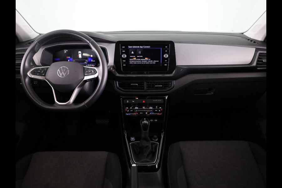 Volkswagen T-Cross 1.0 TSI Life Edition 116 pk Automaat (DSG) | Verlengde garantie | Navigatie via App | Parkeersensoren | Achteruitrijcamera | Autom. airco | Stoelverwarming |