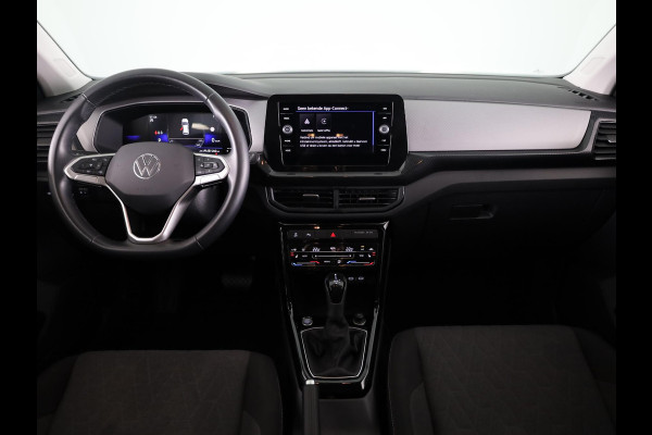 Volkswagen T-Cross 1.0 TSI Life Edition 116 pk Automaat (DSG) | Verlengde garantie | Navigatie via App | Parkeersensoren | Achteruitrijcamera | Autom. airco | Stoelverwarming |