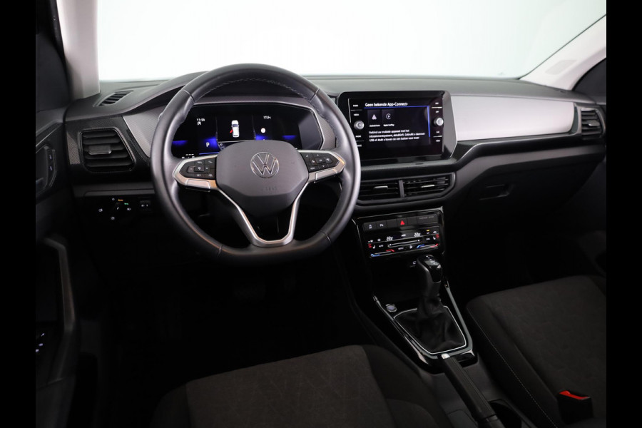 Volkswagen T-Cross 1.0 TSI Life Edition 116 pk Automaat (DSG) | Verlengde garantie | Navigatie via App | Parkeersensoren | Achteruitrijcamera | Autom. airco | Stoelverwarming |