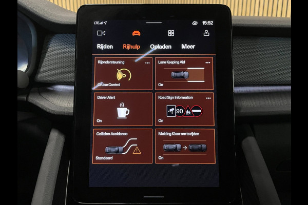 Polestar 2 Long Range Single Motor 78 kWh|93% SOH|TREKH|MAGNESIUM|MEMORY|CAMERA|STOEL-,STUURVERW.|ACC|INCL.BTW|1e EIG|NL-AUTO|NAP|