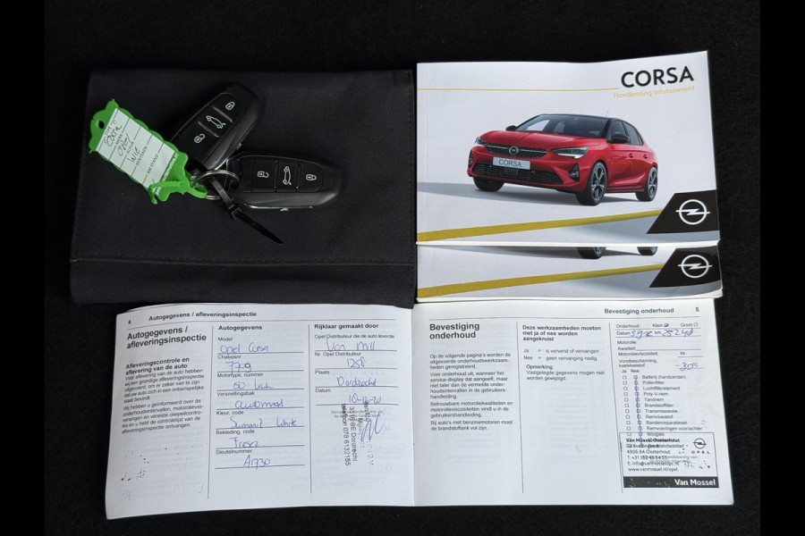 Opel CORSA-E Edition 50 kWh 1e Eigenaar,Dealer Onderhouden,Clima,Cruise,Apple Carplay/Android Auto,Rijstrooksensor,3 fase,136pk,Bj 12-2020,Apk tot 12-2026