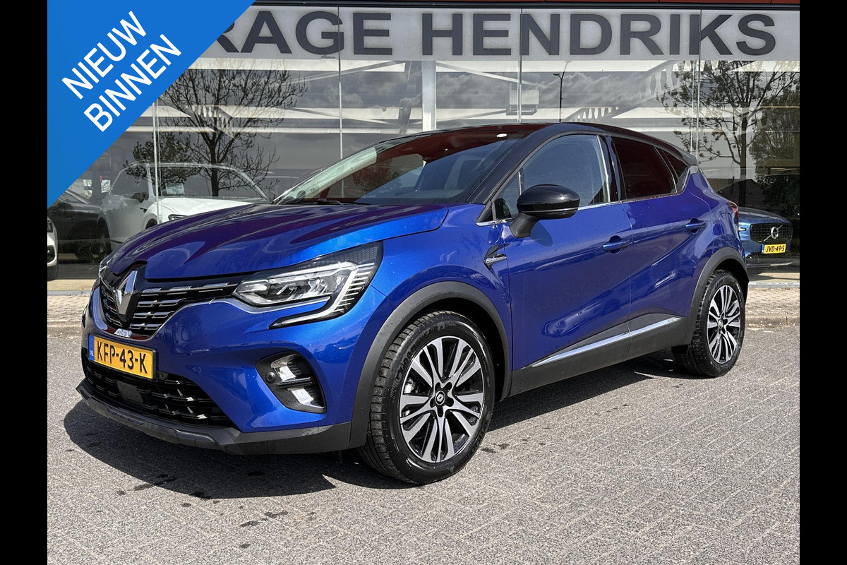 Renault Captur 1.6 E-Tech Plug-in Hybrid 160 Initiale Paris | TWO TONE | Leder | stuur/stoelverwarming | DAB Ontvanger |