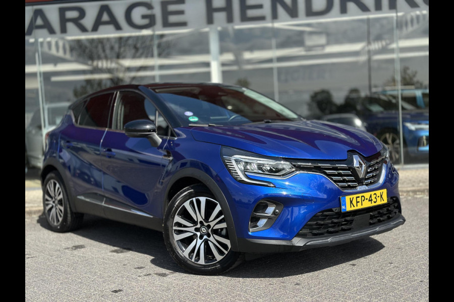 Renault Captur 1.6 E-Tech Plug-in Hybrid 160 Initiale Paris | TWO TONE | Leder | stuur/stoelverwarming | DAB Ontvanger |