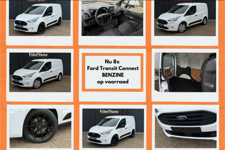 Ford Transit Connect 1.0 L1 | BPM VRIJ | Airco | Camera | Multimedia | 3-zits | NAVI | Bluetooth | PDC