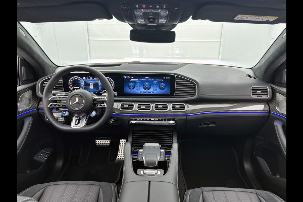 Mercedes-Benz GLE Coupé AMG 53 Hybrid 4MATIC+ Premium Plus | Sierdelen AMG carbon | Trekhaak | 22 inch AMG velgen | Luchtvering | Rijassistentiepakket | Head-up display | Burmester 3D sound systeem | Remklauwen rood | Stoelventilatie voor | AMG TRACK PACE |  360°-camera |