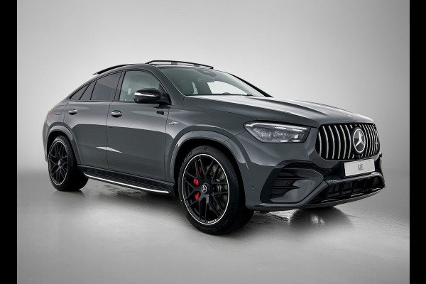 Mercedes-Benz GLE Coupé AMG 53 Hybrid 4MATIC+ Premium Plus | Sierdelen AMG carbon | Trekhaak | 22 inch AMG velgen | Luchtvering | Rijassistentiepakket | Head-up display | Burmester 3D sound systeem | Remklauwen rood | Stoelventilatie voor | AMG TRACK PACE |  360°-camera |