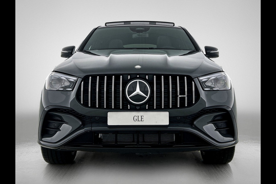 Mercedes-Benz GLE Coupé AMG 53 Hybrid 4MATIC+ Premium Plus | Sierdelen AMG carbon | Trekhaak | 22 inch AMG velgen | Luchtvering | Rijassistentiepakket | Head-up display | Burmester 3D sound systeem | Remklauwen rood | Stoelventilatie voor | AMG TRACK PACE |  360°-camera |
