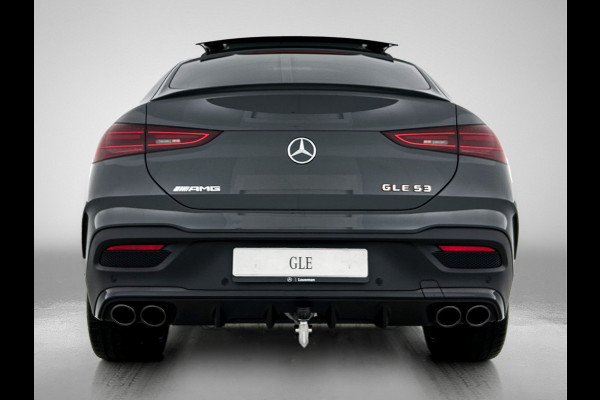 Mercedes-Benz GLE Coupé AMG 53 Hybrid 4MATIC+ Premium Plus | Sierdelen AMG carbon | Trekhaak | 22 inch AMG velgen | Luchtvering | Rijassistentiepakket | Head-up display | Burmester 3D sound systeem | Remklauwen rood | Stoelventilatie voor | AMG TRACK PACE |  360°-camera |
