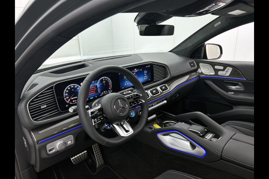 Mercedes-Benz GLE Coupé AMG 53 Hybrid 4MATIC+ Premium Plus | Sierdelen AMG carbon | Trekhaak | 22 inch AMG velgen | Luchtvering | Rijassistentiepakket | Head-up display | Burmester 3D sound systeem | Remklauwen rood | Stoelventilatie voor | AMG TRACK PACE |  360°-camera |