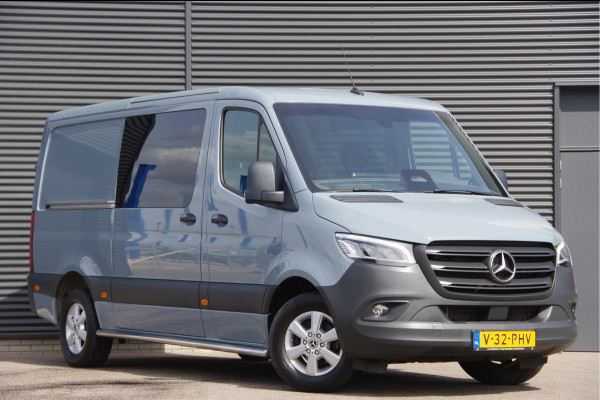 Mercedes-Benz Sprinter 317 1.9 CDI L2H1 DC-6P, AUT. FACELIFT, 3.5T TREKHAAK, LED, CAMERA, NAVI, CRUISE, MF STUURWIEL, MISTLAMPEN, DUBBELE CABINE, DUBBE