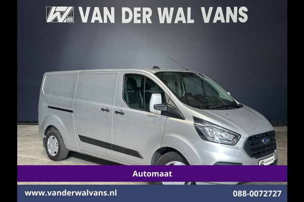 Ford Transit Custom 2.0 TDCI 131pk Automaat L2H1 Euro6 Airco | Camera | Apple Carplay | Cruisecontrol | LED | Trekhaak Android Auto, Parkeersensoren, Bijrijdersbank