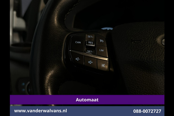 Ford Transit Custom 2.0 TDCI 131pk Automaat L2H1 Euro6 Airco | Camera | Apple Carplay | Cruisecontrol | LED | Trekhaak Android Auto, Parkeersensoren, Bijrijdersbank