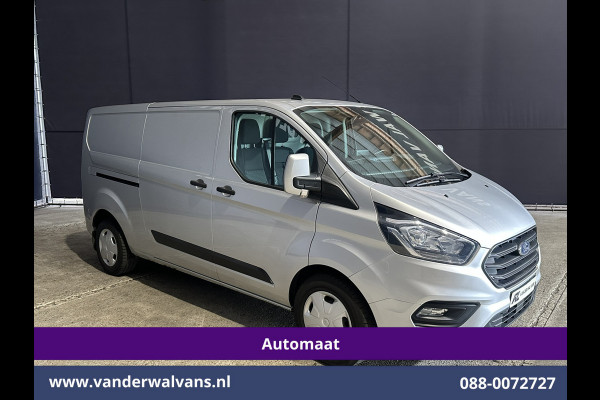 Ford Transit Custom 2.0 TDCI 131pk Automaat L2H1 Euro6 Airco | Camera | Apple Carplay | Cruisecontrol | LED | Trekhaak Android Auto, Parkeersensoren, Bijrijdersbank