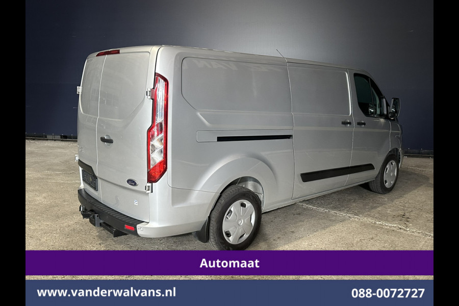 Ford Transit Custom 2.0 TDCI 131pk Automaat L2H1 Euro6 Airco | Camera | Apple Carplay | Cruisecontrol | LED | Trekhaak Android Auto, Parkeersensoren, Bijrijdersbank