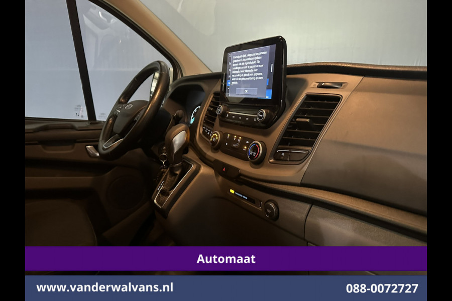 Ford Transit Custom 2.0 TDCI 131pk Automaat L2H1 Euro6 Airco | Camera | Apple Carplay | Cruisecontrol | LED | Trekhaak Android Auto, Parkeersensoren, Bijrijdersbank