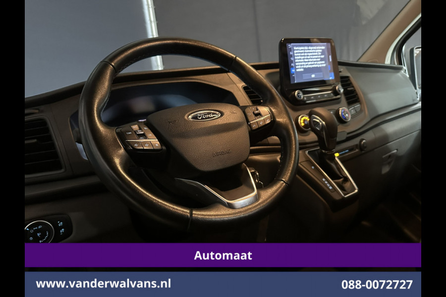 Ford Transit Custom 2.0 TDCI 131pk Automaat L2H1 Euro6 Airco | Camera | Apple Carplay | Cruisecontrol | LED | Trekhaak Android Auto, Parkeersensoren, Bijrijdersbank