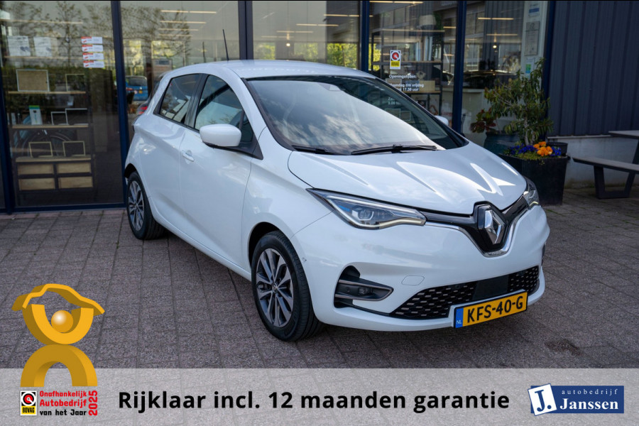 Renault ZOE R135 Evolution 52 kWh|Prijs rijklaar incl 12 mnd garantie| Camera Stuur/Stoelverwarming Blindspot Navi