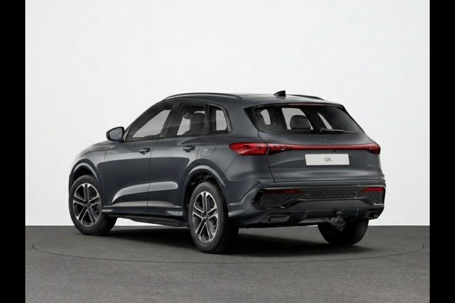 Audi Q5 S edition e-hybrid 299 pk | Panorama-glasdak | Techniekpakket plus | Trekhaak, elektr. wegklapbaar | Geheugen bestuurdersstoel |