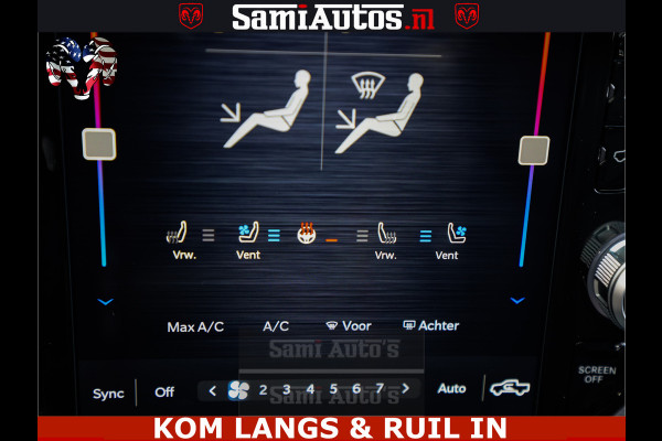 Dodge Ram HALK PACK | 360 CAMERA | ADAPTIVE CRUSE | PANODAK | VOLLE UITVOERING | LARAMIE NIGHT | 5.7 V8 HEMI 402PK 4x4 | CREWCAB 5 PERSOONS | GRIJSKENTEKEN | Granite Crystal Metallic Mijn Voorraad Nr 1998 - 24130