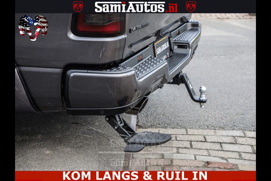 Dodge Ram HALK PACK | 360 CAMERA | ADAPTIVE CRUSE | PANODAK | VOLLE UITVOERING | LARAMIE NIGHT | 5.7 V8 HEMI 402PK 4x4 | CREWCAB 5 PERSOONS | GRIJSKENTEKEN | Granite Crystal Metallic Mijn Voorraad Nr 1998 - 24130