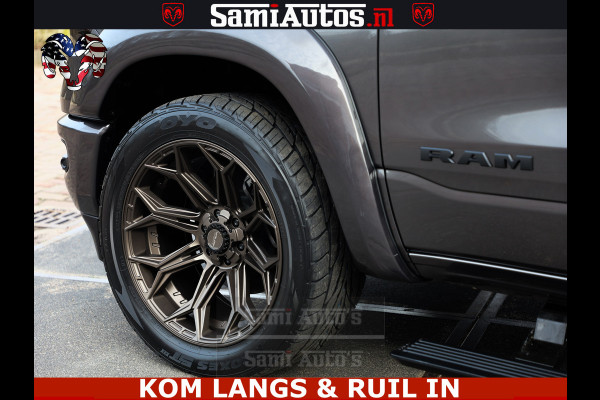 Dodge Ram HALK PACK | 360 CAMERA | ADAPTIVE CRUSE | PANODAK | VOLLE UITVOERING | LARAMIE NIGHT | 5.7 V8 HEMI 402PK 4x4 | CREWCAB 5 PERSOONS | GRIJSKENTEKEN | Granite Crystal Metallic Mijn Voorraad Nr 1998 - 24130