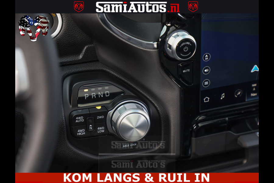 Dodge Ram HALK PACK | 360 CAMERA | ADAPTIVE CRUSE | PANODAK | VOLLE UITVOERING | LARAMIE NIGHT | 5.7 V8 HEMI 402PK 4x4 | CREWCAB 5 PERSOONS | GRIJSKENTEKEN | Granite Crystal Metallic Mijn Voorraad Nr 1998 - 24130
