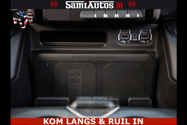 Dodge Ram HALK PACK | 360 CAMERA | ADAPTIVE CRUSE | PANODAK | VOLLE UITVOERING | LARAMIE NIGHT | 5.7 V8 HEMI 402PK 4x4 | CREWCAB 5 PERSOONS | GRIJSKENTEKEN | Granite Crystal Metallic Mijn Voorraad Nr 1998 - 24130