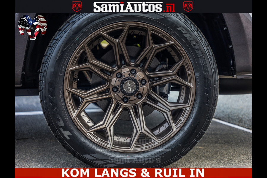 Dodge Ram HALK PACK | 360 CAMERA | ADAPTIVE CRUSE | PANODAK | VOLLE UITVOERING | LARAMIE NIGHT | 5.7 V8 HEMI 402PK 4x4 | CREWCAB 5 PERSOONS | GRIJSKENTEKEN | Granite Crystal Metallic Mijn Voorraad Nr 1998 - 24130