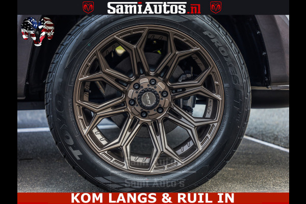 Dodge Ram HALK PACK | 360 CAMERA | ADAPTIVE CRUSE | PANODAK | VOLLE UITVOERING | LARAMIE NIGHT | 5.7 V8 HEMI 402PK 4x4 | CREWCAB 5 PERSOONS | GRIJSKENTEKEN | Granite Crystal Metallic Mijn Voorraad Nr 1998 - 24130