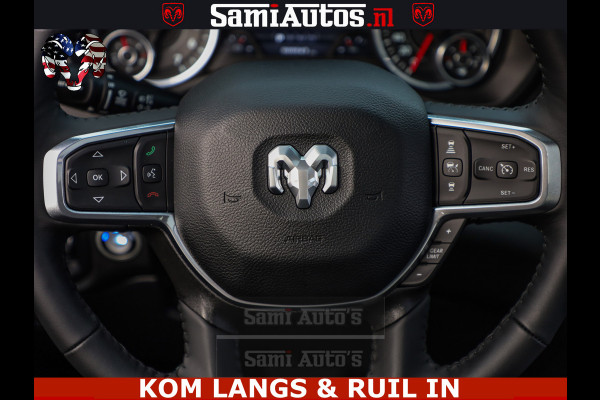 Dodge Ram HALK PACK | 360 CAMERA | ADAPTIVE CRUSE | PANODAK | VOLLE UITVOERING | LARAMIE NIGHT | 5.7 V8 HEMI 402PK 4x4 | CREWCAB 5 PERSOONS | GRIJSKENTEKEN | Granite Crystal Metallic Mijn Voorraad Nr 1998 - 24130