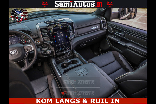 Dodge Ram HALK PACK | 360 CAMERA | ADAPTIVE CRUSE | PANODAK | VOLLE UITVOERING | LARAMIE NIGHT | 5.7 V8 HEMI 402PK 4x4 | CREWCAB 5 PERSOONS | GRIJSKENTEKEN | Granite Crystal Metallic Mijn Voorraad Nr 1998 - 24130