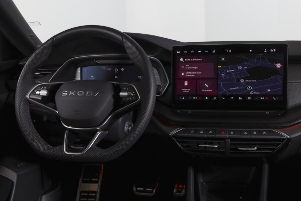 Škoda Octavia Combi 1.5 TSI MHEV 150 PK Sportline Tour | S/K-Panodak | Elek. Trekhaak | Matrix Led | Adapt. Cruise | Winterpakket | 13 inch Navi | Camera | NAV + App. Connect | ECC | Elek. Klep | LM 18" | 3196