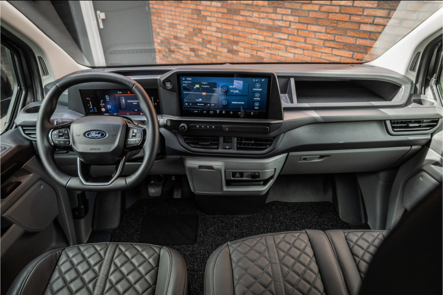 Ford Transit Custom 320 2.0 TDCI 170 PK L2H1 DC | Dubbel Cabine | ACC | Blind Spot | Navigatie | Camera | CarPlay | Lane Assist | Trekhaak | BPM VRIJ | Verlengde fabrieksgarantie tot 12-2029