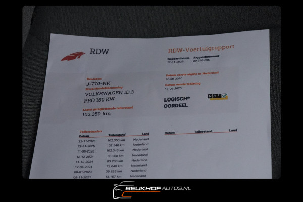 Volkswagen ID.3 First Plus 58 kWh Soh 90% Carplay Camera