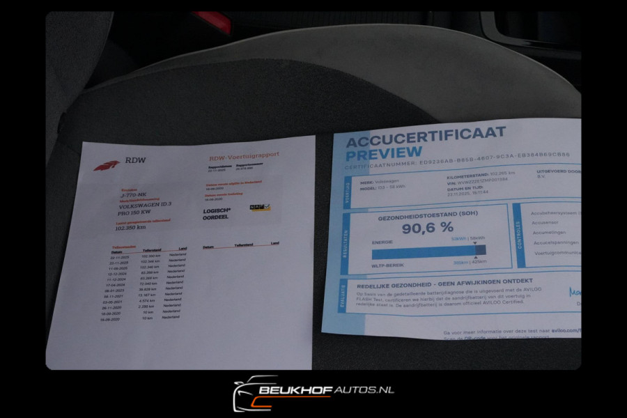 Volkswagen ID.3 First Plus 58 kWh Soh 90% Carplay Camera