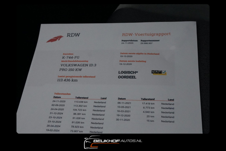 Volkswagen ID.3 First Plus 58 kWh Camera Soh92% Trekhaak