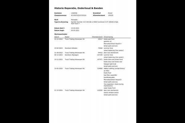 Mercedes-Benz Sprinter 314 CDI GB L4 RWD 7G-TRONIC 3.5T L4H2 / AUTOMAAT / IMPERIAAL / KASTENINRICHTING / NAVI / CRUISE CONTROLE