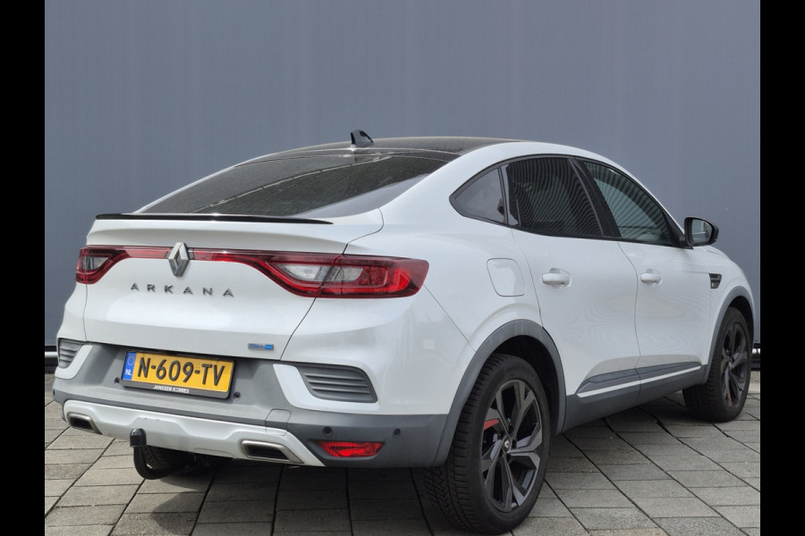 Renault Arkana BWJ 2022 | 1.6 E-Tech Hybrid 145 R.S. Line | TREKHAAK | PANO DAK | LEER | STOEL&STUUR VERW | NAVI | CLIMA | CAMERA | CARPLAY