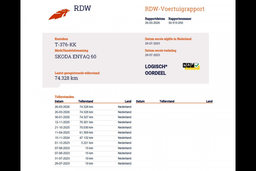 Škoda Enyaq iV SOH 92% 60 Trekhaak Navi Ecc Cruise Control Camera Apple Carplay Android Auto Pdc Lmv 19" Led P-Assist Led Isofix Keyless Rijstrooksensor Bluetooth Origineel Nederlandse Auto