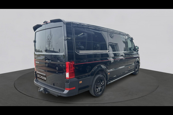Volkswagen Crafter 35 2.0 TDI L3H2 Exclusive Hero Edition, Leder,betimmering,trekhaak,Chaffeursstoel met massage,stuurverwarming Voorruitverwarming