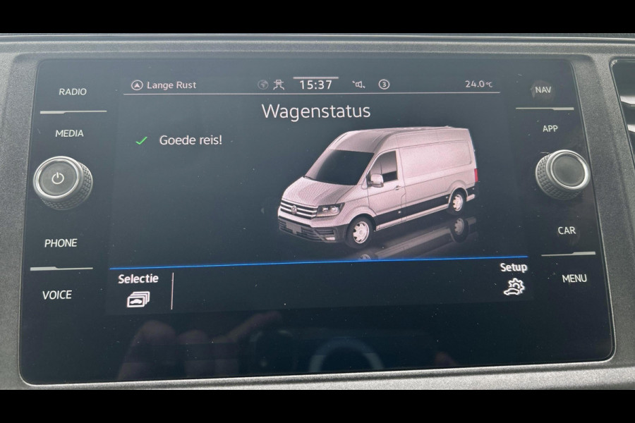 Volkswagen Crafter 35 2.0 TDI L3H2 Exclusive Hero Edition, Leder,betimmering,trekhaak,Chaffeursstoel met massage,stuurverwarming Voorruitverwarming