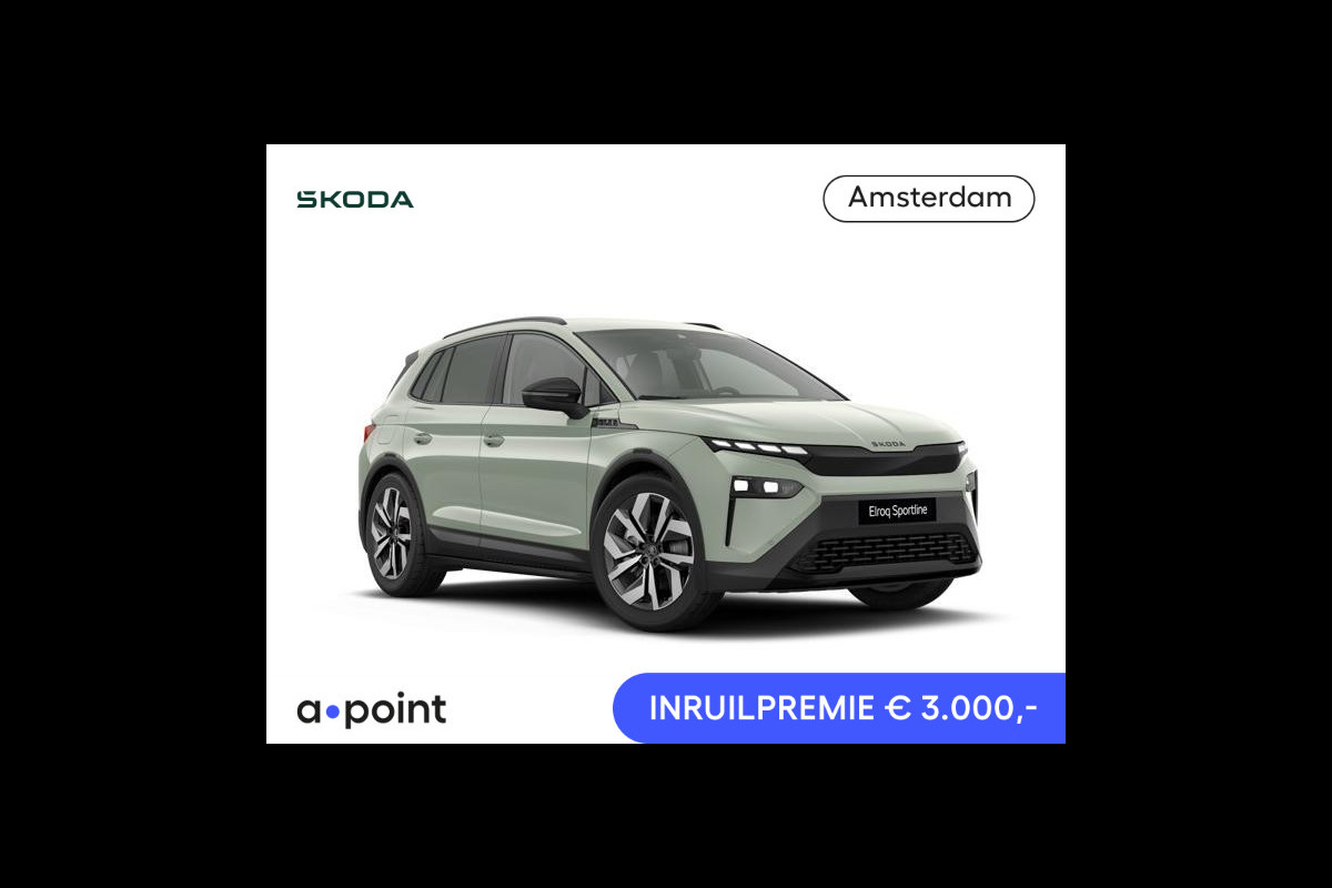 Škoda Elroq 85 Sportline | elektr. achterklep | Matrix LED | Travel Assist | Stuur - en stoelverwarming |