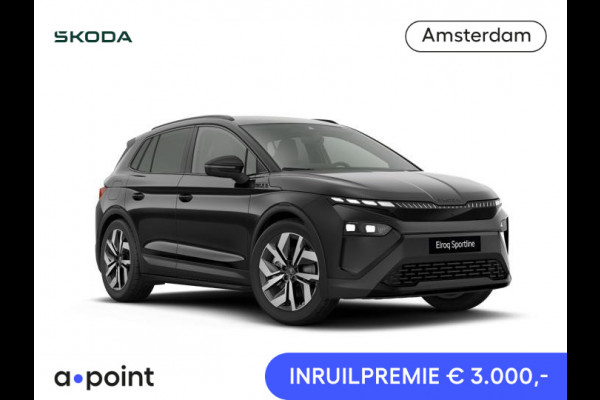Škoda Elroq 85 Sportline | elektr. achterklep | Matrix LED | Travel Assist | Stuur - en stoelverwarming |