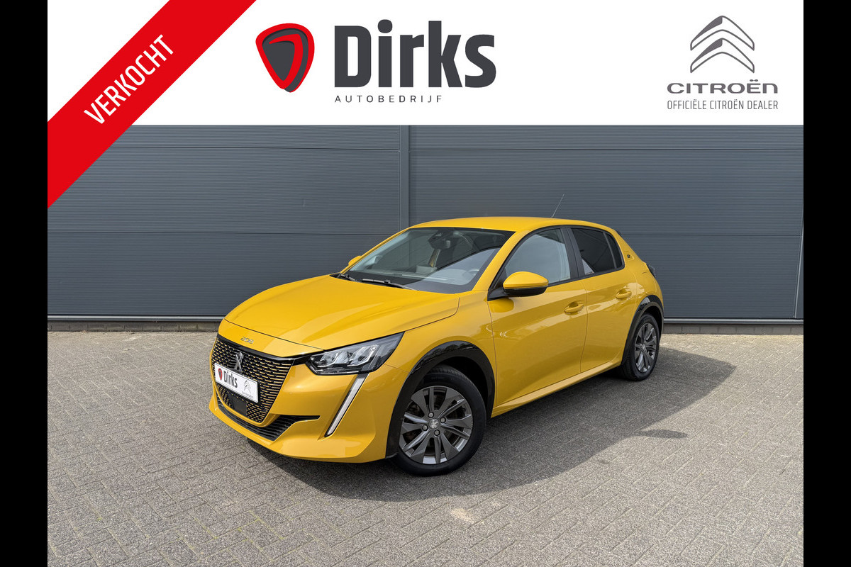 Peugeot e-208 Active Pack 50 kWh (Automatische Airco - LED - Navigatie - Apple Carplay - Keyless Start - Lichtmetalen Velgen)