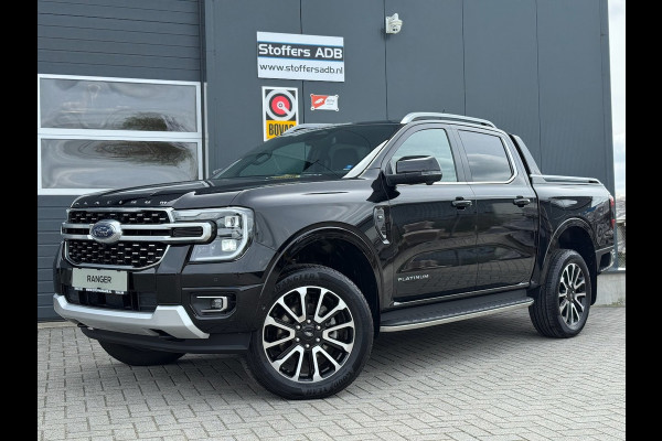 Ford Ranger 3.0 V6 241pk Platinum Double Cab | BPM VRIJ | 2-zits | Trekhaak 3500KG | 360 Cam | Leder geventileerd | Elekt. Rollo