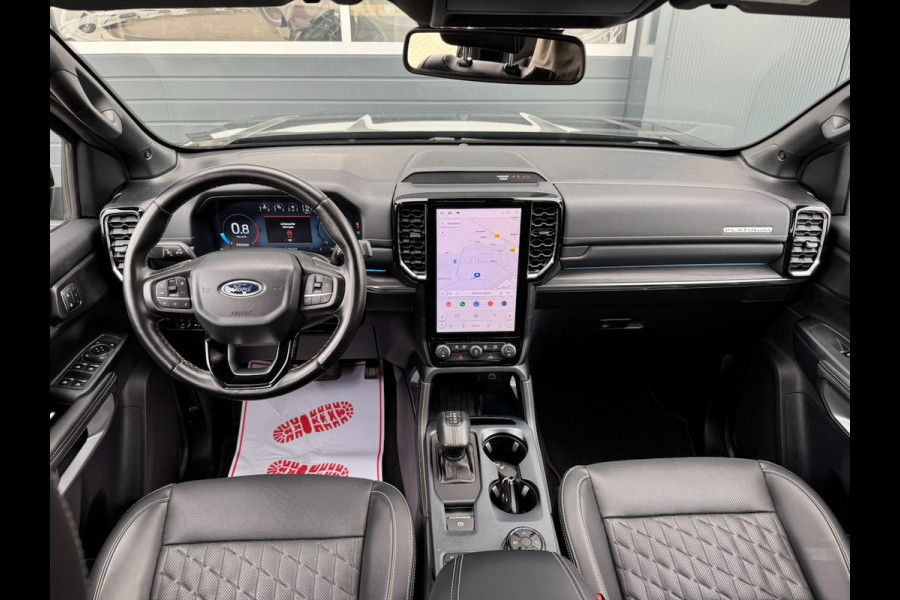 Ford Ranger 3.0 V6 241pk Platinum Double Cab | BPM VRIJ | 2-zits | Trekhaak 3500KG | 360 Cam | Leder geventileerd | Elekt. Rollo