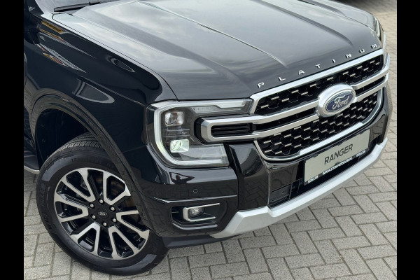 Ford Ranger 3.0 V6 241pk Platinum Double Cab | BPM VRIJ | 2-zits | Trekhaak 3500KG | 360 Cam | Leder geventileerd | Elekt. Rollo