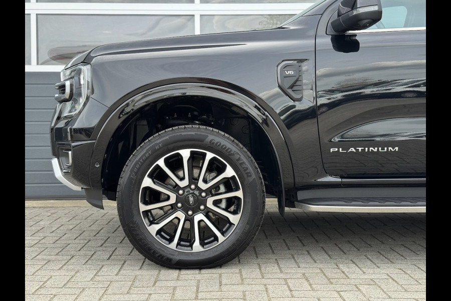 Ford Ranger 3.0 V6 241pk Platinum Double Cab | BPM VRIJ | 2-zits | Trekhaak 3500KG | 360 Cam | Leder geventileerd | Elekt. Rollo