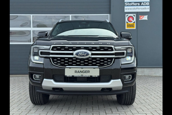 Ford Ranger 3.0 V6 241pk Platinum Double Cab | BPM VRIJ | 2-zits | Trekhaak 3500KG | 360 Cam | Leder geventileerd | Elekt. Rollo